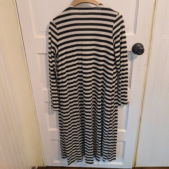 LuLaRoe Sarah Cardigan, size S, new with tags,white & black stripped - Picture 6 of 8